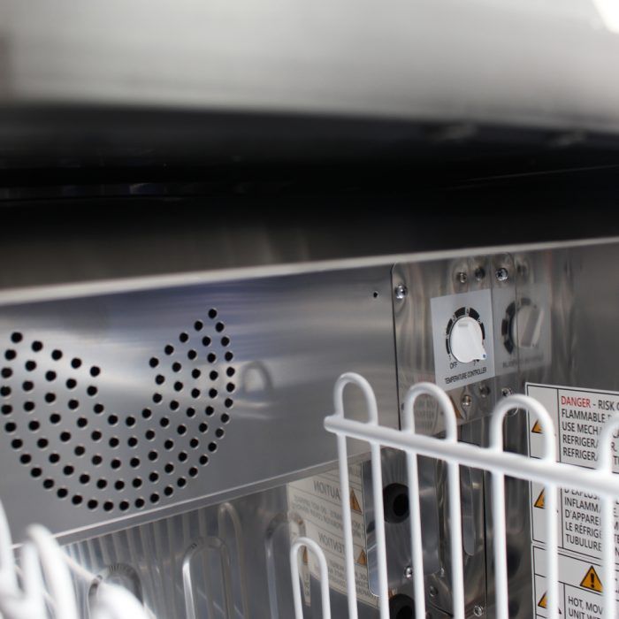 Turbo Air TBC-95SD-N 95" Forced Air Bottle Cooler - Holds (912) 12 oz Bottles, Stainless, 115v - Donut-Equipment.com