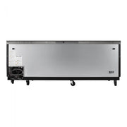 Turbo Air TBC-95SB-N 95" Forced Air Bottle Cooler - Holds (912) 12 oz Bottles, Black Laminated Exterior, 115v - Donut-Equipment.com
