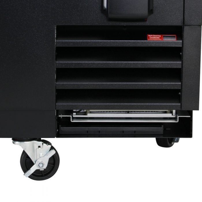 Turbo Air TBC-65SB-N6 65" Forced Air Bottle Cooler - Holds (528) 12 oz Bottles, Stainless Interior, 115v - Donut-Equipment.com