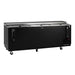 Turbo Air TBC-95SB-N 95" Forced Air Bottle Cooler - Holds (912) 12 oz Bottles, Black Laminated Exterior, 115v - Donut-Equipment.com