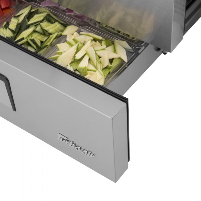 Turbo Air TCBE-82SDR-N 83 5/8" Super Deluxe Chef Base w/ (4) Drawers - 115v - Donut-Equipment.com