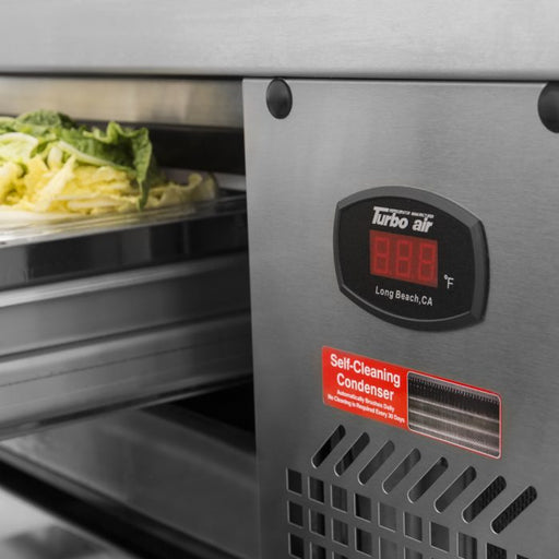 Turbo Air TCBE-82SDR-E-N 89 1/2" Super Deluxe Chef Base w/ 4 Drawers - 115v - Donut-Equipment.com