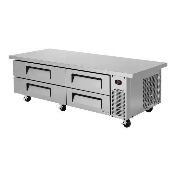 Turbo Air TCBE-72SDR-E-N 78" Super Deluxe Chef Base w/ 4 Drawers - 115v - Donut-Equipment.com