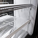 Turbo Air TCDD-48H-B-N 48" Curved Glass Full-Service Deli Display Case, 3 Levels, Black Exterior, 115v - Donut-Equipment.com