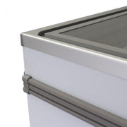Turbo Air TFS-25F-N 69" Mobile Chest Freezer w/ (33) Baskets - White, 115v - Donut-Equipment.com