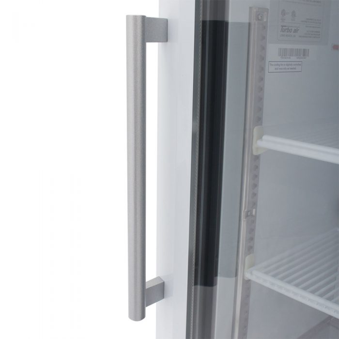 Turbo Air TGM-5SDB-N6 25" Black Super Deluxe Countertop Refrigerator w/ Glass Swing Door – Front Access, LED Lighting, 115v - Donut-Equipment.com