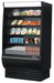 Turbo Air TOM-36DXB-SP-N 36" Black Extra Deep Vertical Open Air Cooler w/ Solid Side Panels, (5) Levels, 115v - Donut-Equipment.com