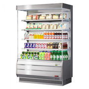 Turbo Air TOM-50S-N 50 7/8" Vertical Open Air Cooler w/ (5) Levels – Stainless Steel Exterior, 115v - Donut-Equipment.com