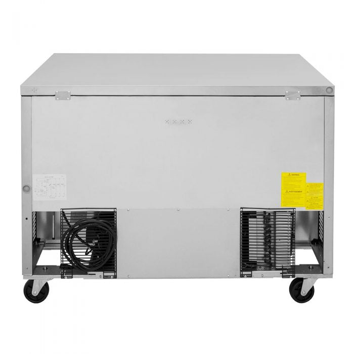 Turbo Air TUR-48SD-D4-N 48 1/4" W Undercounter Refrigerator w/ 2 Sections & 4 Drawers - Donut-Equipment.com
