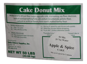 Apple & Spice Cake Donut Mix for (40 Bags or More Bulk Orders) - Donut-Equipment.com