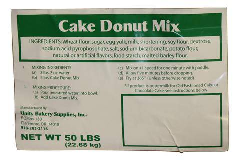 Vanilla Cake Donut Mix Free Sample- You only pay postage & handling - Donut-Equipment.com