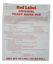 50# Red Label Yeast Raised Donut Mix - Donut-Equipment.com