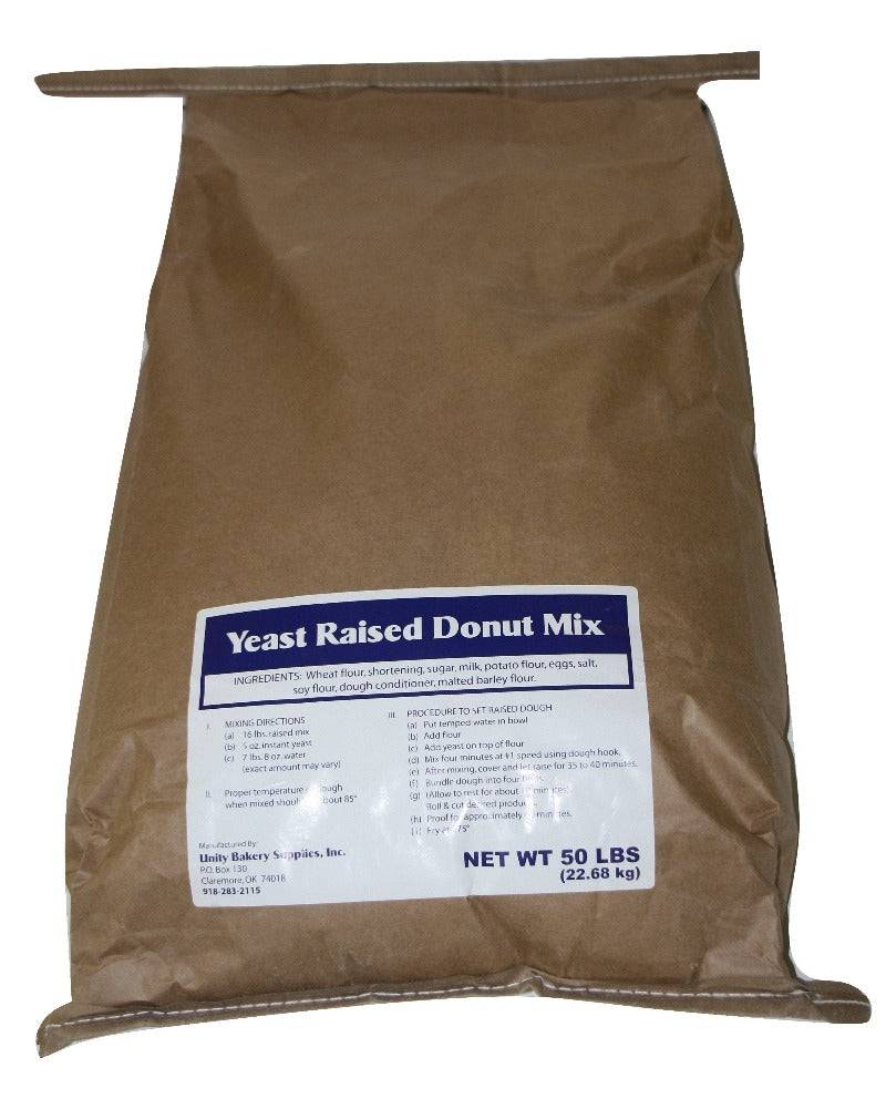 Bakers Table Raised Donut Mix 50# - Donut-Equipment.com