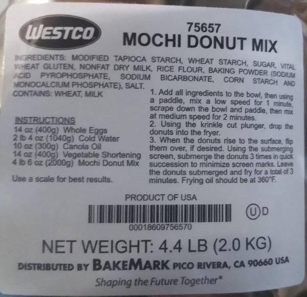 Westco Mochi Donut Mix 35.2 lbs - Donut-Equipment.com