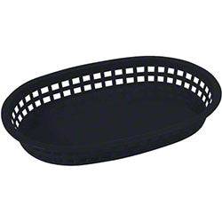 Donut/Sandwich Serving Basket-SOLD BY THE DOZEN- Black - Donut-Equipment.com
