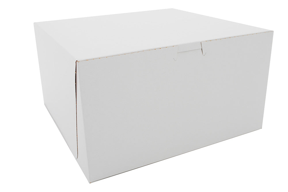 10 x 10 x 5-1/2 in Lock Corners 100 Count -Bakery Box - Donut-Equipment.com