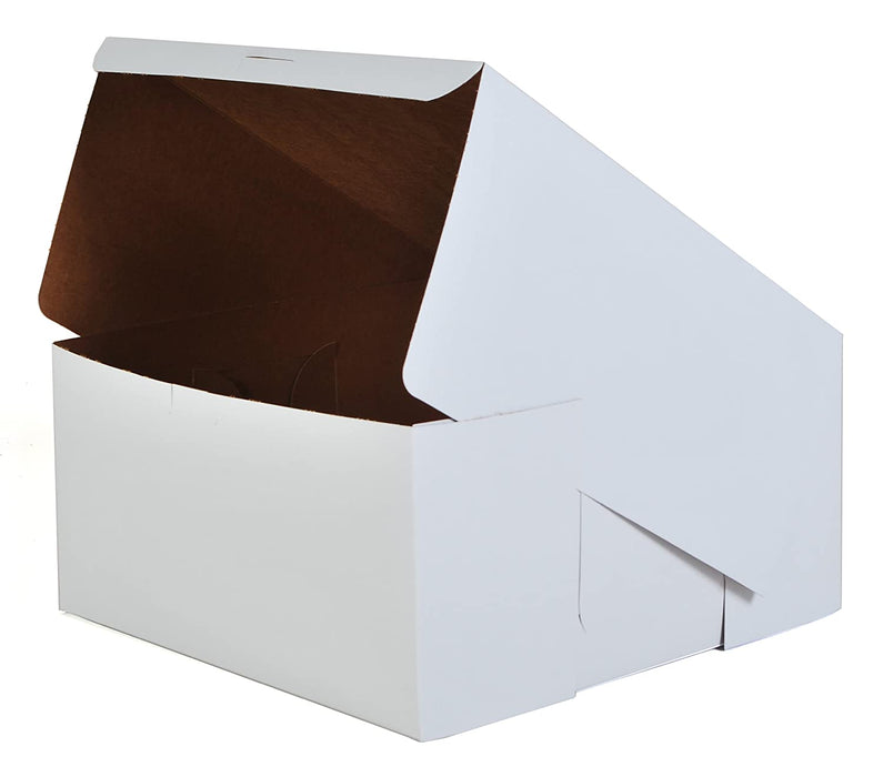 12 x 12 x 6 in LC White Bakery Boxes 100 count