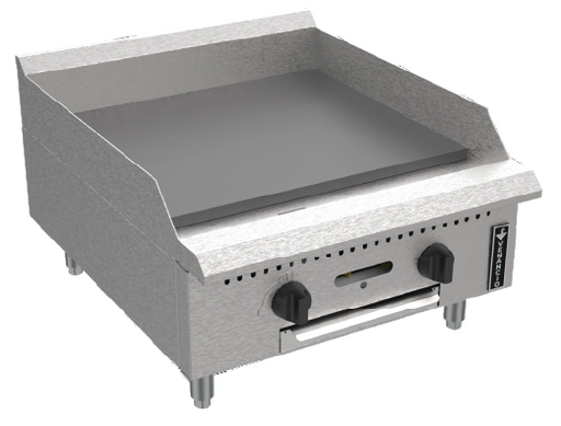 BakeMax America BACG Series Manual Gas Griddle (5 sizes) - Donut-Equipment.com