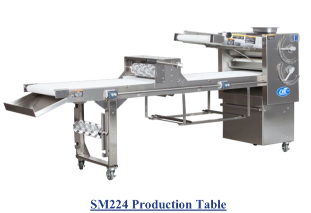 LVO SM224-6 Donut Production Table Sheeter Left To Right Production - Donut-Equipment.com