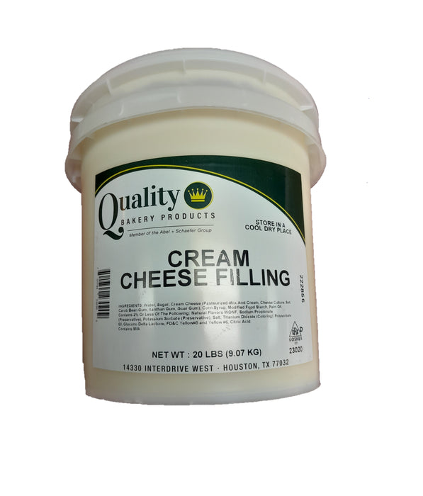 Quality Cream Cheese Filling 20 lb - Donut-Equipment.com